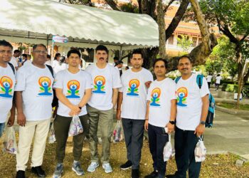 थाईलैंड में SBU के शिक्षक और विद्यार्थियों ने योग दिवस पर योगाभ्यास किया