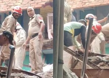 दिल्ली में चार मंजिली इमारत गिरी, 12 लोग मलबे में दबे