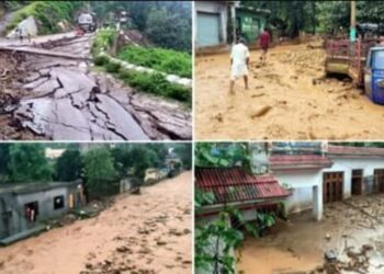 जम्मू-कश्मीर के कठुआ में बादल फटने से तबाही।अब तक सात लोगों की मौत।