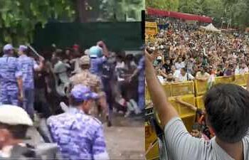 संसद मार्च को लेकर दिल्ली में CJP का भारी हंगामा, मेट्रो रेल भी प्रभावित।