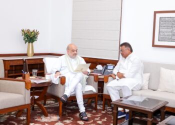 केंद्रीय गृह मंत्री अमित शाह से मिले हजारीबाग के सांसद मनीष जायसवाल,JPSC नियुक्ति घोटाला पर चर्चा की।
