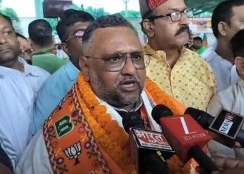 प्रदीप वर्मा का रांची में जोरदार स्वागत, हेमंत सरकार पर हमला